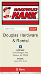 Mobile Screenshot of douglashardwareracine.com